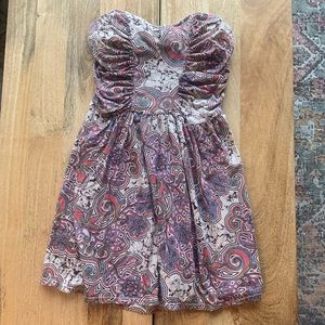 Victoria secret strapless mini dress